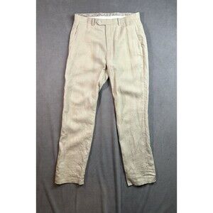 Lauren Ralph Lauren Pants Mens Size 34x34 Beige Linen Trousers Business Casual